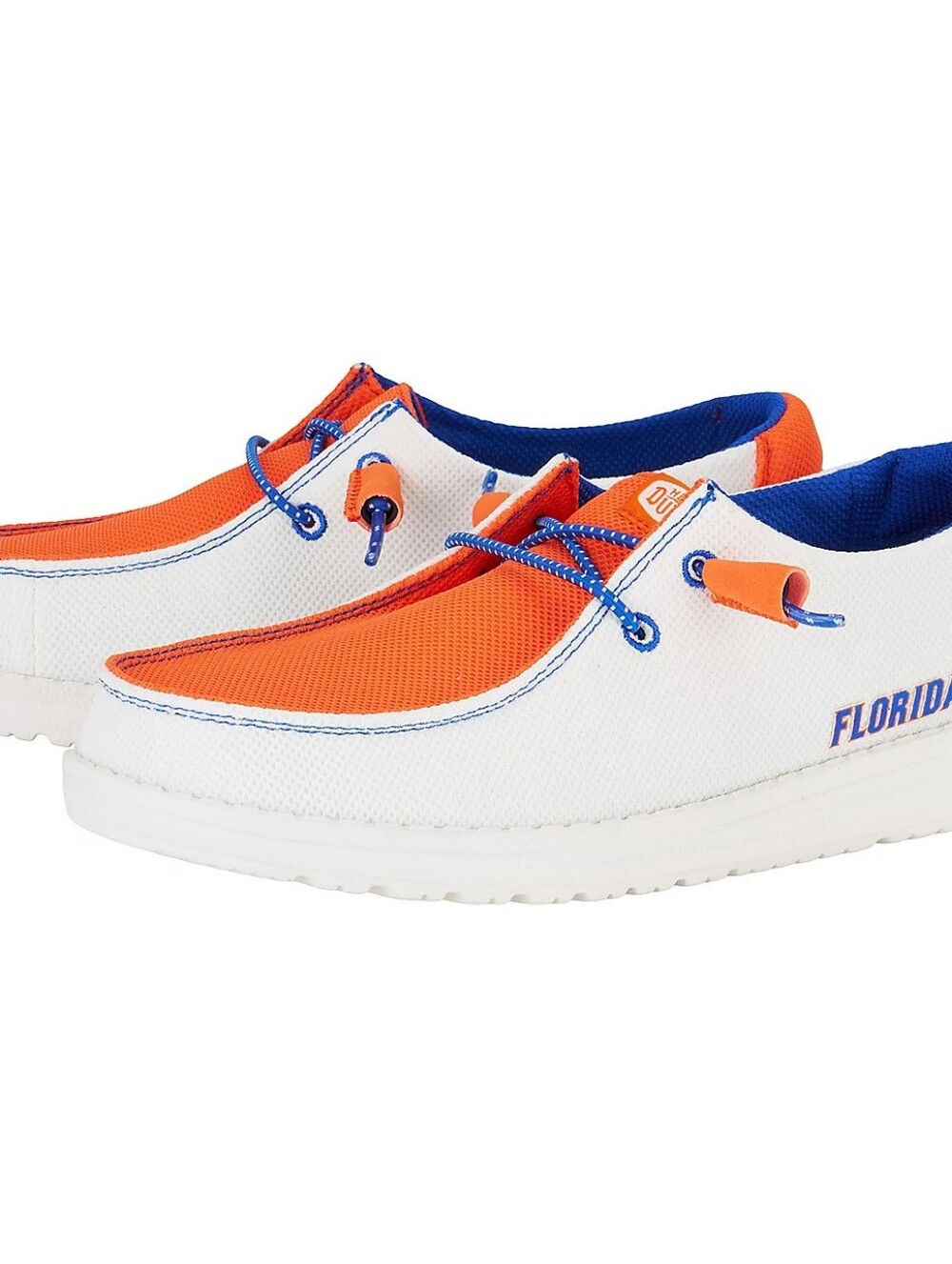 Hey Dude Womens Wendy Florida Gators White Orange - Size 7